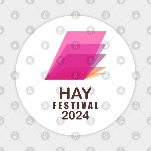 Hay Festival 2024 Magnet by Womens Art Store